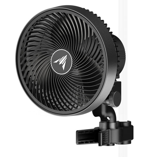 CLOUDRAY A9, Grow Tent Clip Fan 9” with 10 Speeds, EC-Motor, Manual Swivel