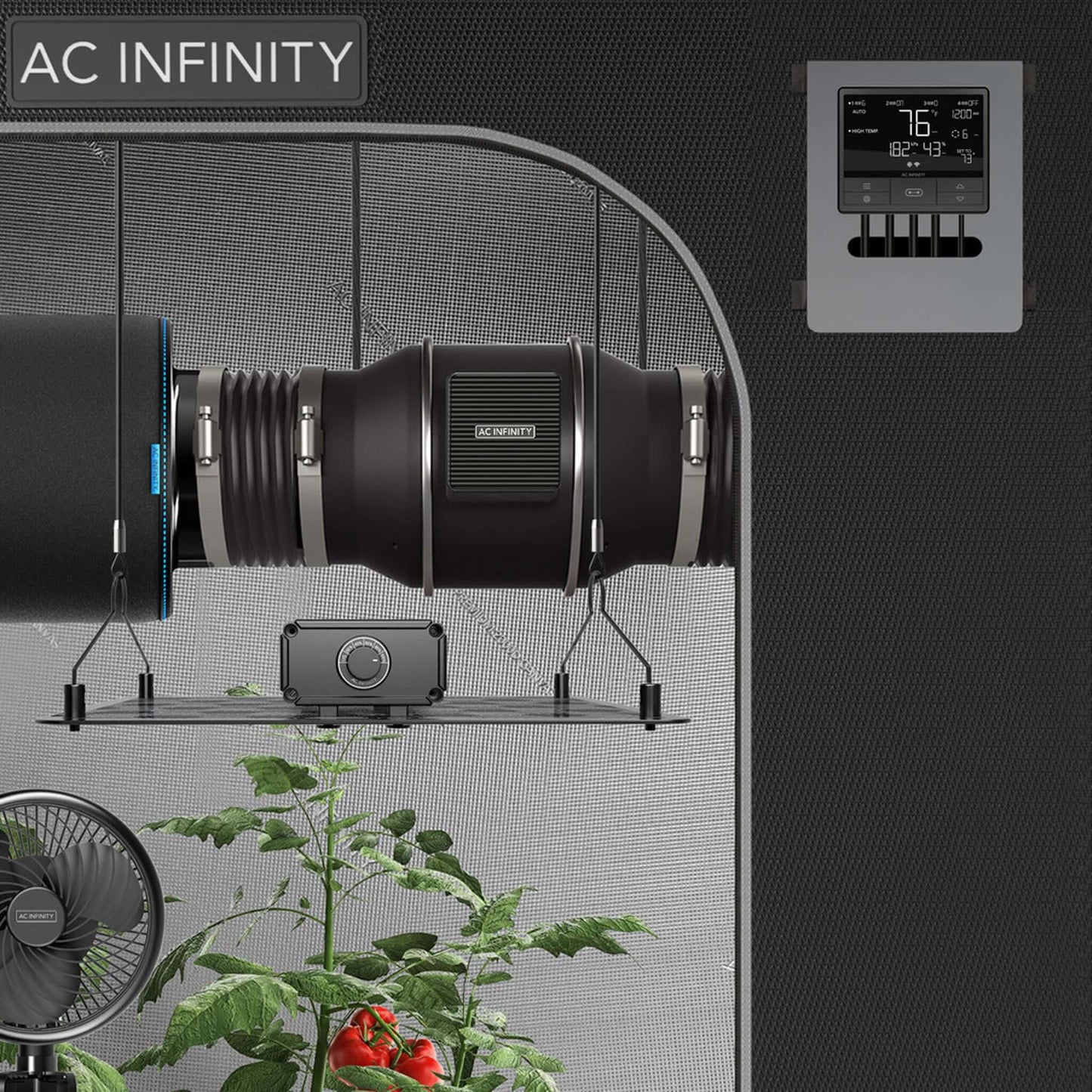 Fans and Combos - CLOUDLINE PRO T12, Quiet Inline Duct Fan System