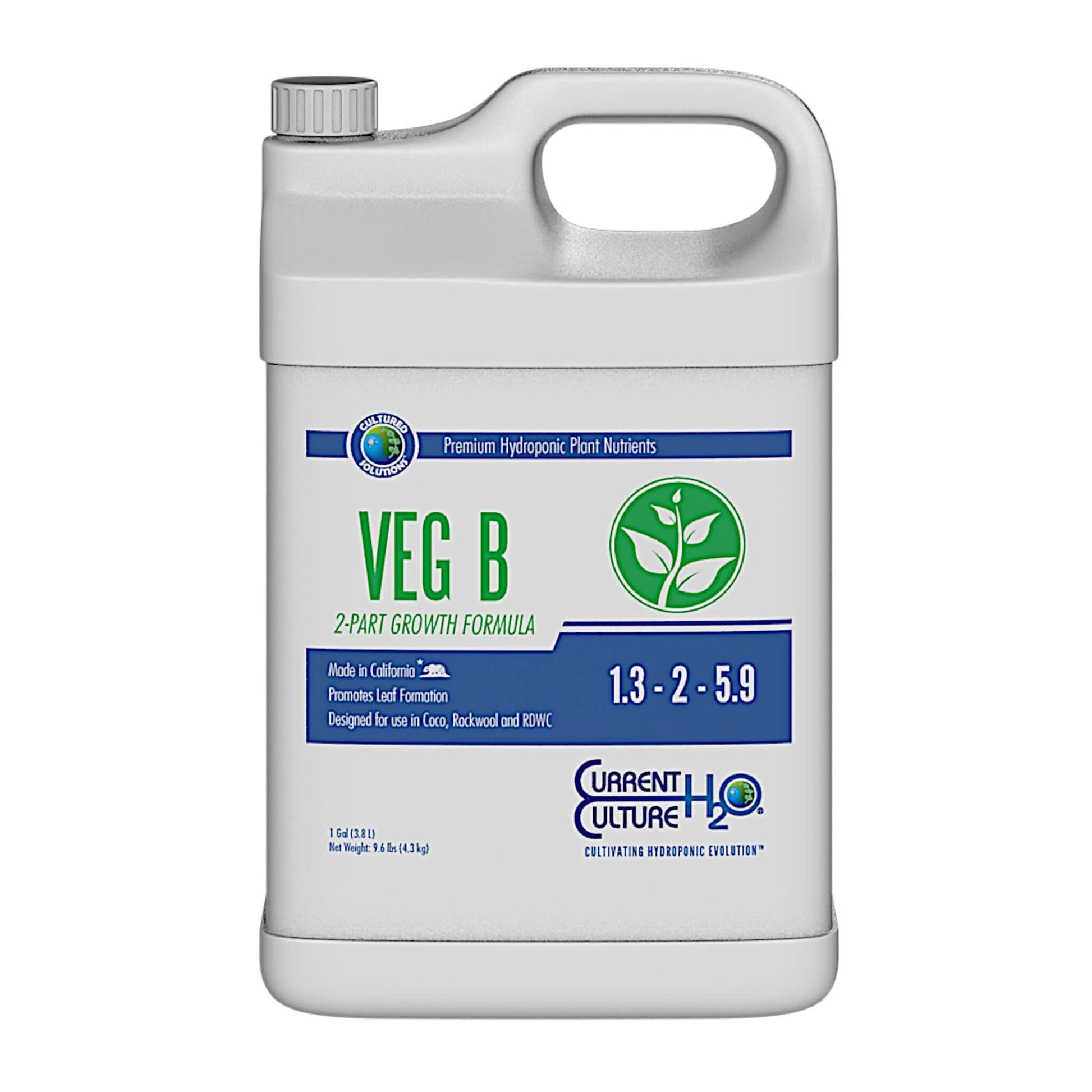 Nutrients - Cultured Solutions® VEG B-Nutrient Solution