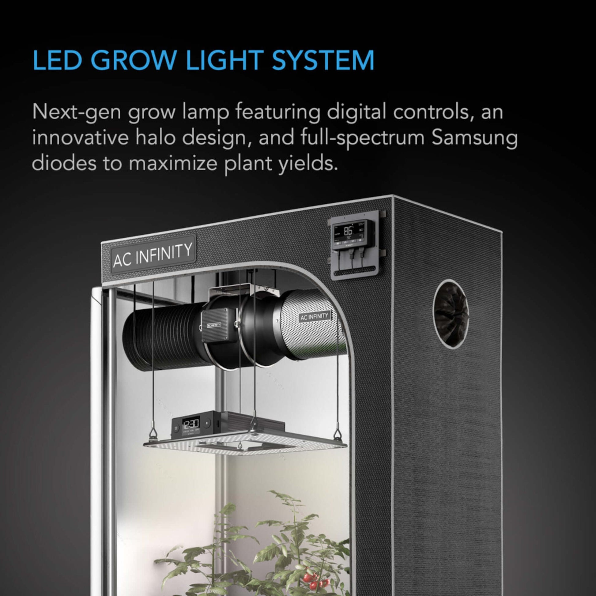 Lighting - IONGRID T24, Full Spectrum LED Grow Light 260W, Samsung LM301H, 2x4 Ft. Coverage