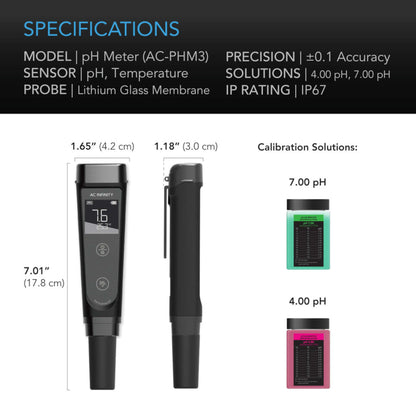 pH Control - pH Meter Kit for Maintaining Proper pH Levels